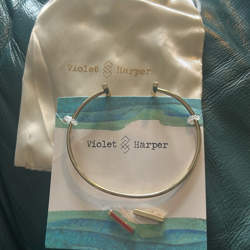 Violet Harper bracelet and earrings